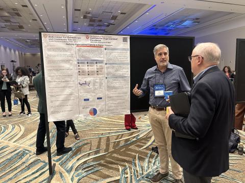 Dr. Landuyt presenting at ARNOVA 2023 in Orlando.