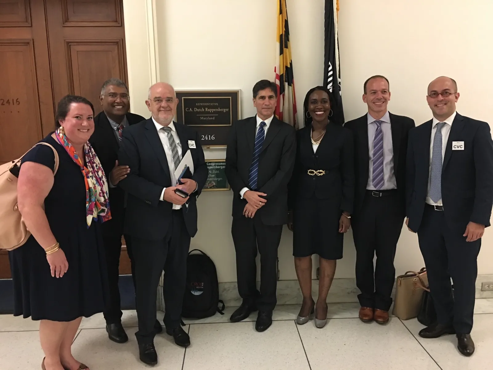 Daniel and team advocating at Congress