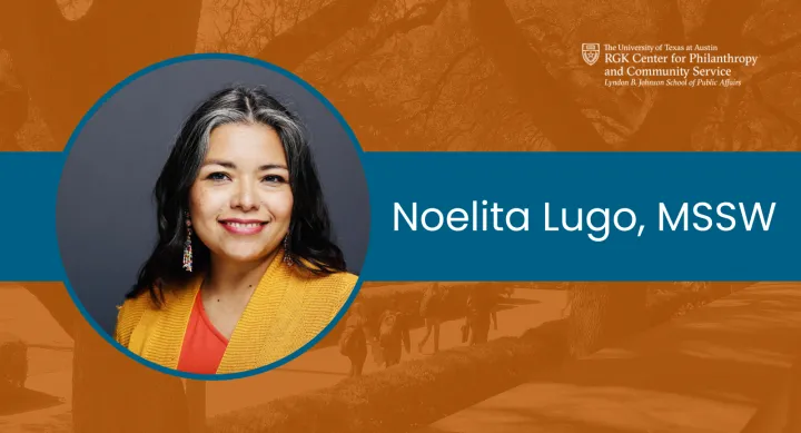 Story header image with headshot of Noelita